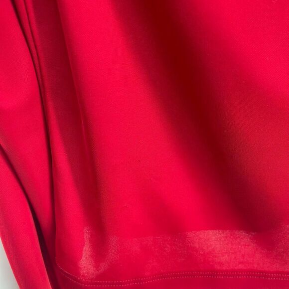 Vintage Niche USA Red Cowl Neck Cutout Long Sleeve Blouse Top Women’s Large - Picture 12 of 13